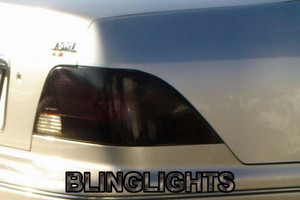 1996 1997 1998 Acura RL Tinted Smoked Tail Lamps Lights Overlays Film Protection 1996 1997 1998 Acura RL Tinted Smoked Tail Lamps Lights Overlays Film Protection