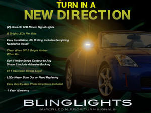 2003-2009 Nissan 350Z Side Mirror LED Turnsignal Lights 2003-2009 Nissan 350Z Side Mirror LED Turnsignal Lights