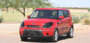 Kia Soul Head Lamp Light Tinted Overlays Kit Smoked Protection Film Kia Soul Head Lamp Light Tinted Overlays Kit Smoked Protection Film