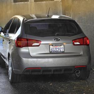 Kia Forte Hatchback Tinted Smoked Protection Overlays for Taillamps Taillights Tail Lamps Lights Kia Forte Hatchback Tinted Smoked Protection Overlays for Taillamps Taillights Tail Lamps Lights