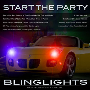 Pontiac Solstice Strobe Lights for Headlamps Headlights Taillamps Taillights Head Tail Lamps Strobes Pontiac Solstice Strobe Lights for Headlamps Headlights Taillamps Taillights Head Tail Lamps Strobes