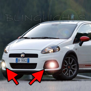 Fiat Abarth Grande Punto Xenon Fog Lamps Driving Lights Kit 2007 2008 2009 2010 2011 Fiat Abarth Grande Punto Xenon Fog Lamps Driving Lights Kit 2007 2008 2009 2010 2011