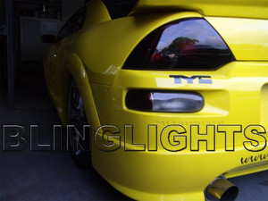 00-02 Mitsubishi Eclipse Tint Smoked Taillamp Taillight Overlays Film Protection 00-02 Mitsubishi Eclipse Tint Smoked Taillamp Taillight Overlays Film Protection