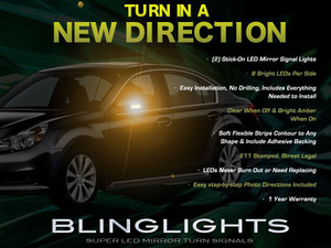Subaru Liberty LED Side Mirrors Turnsignals Lights Accents Turn Signalers Lamps Blinkers Signalers Subaru Liberty LED Side Mirrors Turnsignals Lights Accents Turn Signalers Lamps Blinkers Signalers