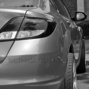 2009 2010 2011 2012 Mazda6 Smoked Tail Light Covers Murdered Out Lamp Overlays