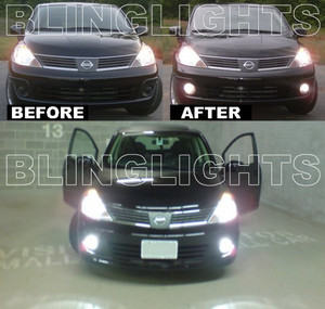 2007-2011 Nissan Versa Xenon Fog Lamps Driving Lights Kit 2007-2011 Nissan Versa Xenon Fog Lamps Driving Lights Kit