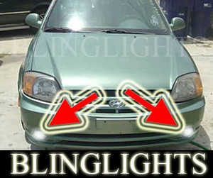 2003 2004 2005 Hyundai Accent Xenon Fog Lights Driving Lamps Kit 2003 2004 2005 Hyundai Accent Xenon Fog Lights Driving Lamps Kit