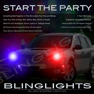 Subaru Outback Strobes Police Light Kit for Headlamps Headlights Head Lamps Strobe Lights Subaru Outback Strobes Police Light Kit for Headlamps Headlights Head Lamps Strobe Lights