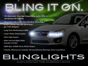 LED DRL Head Light Strips Daytime Running Lamps for Subaru Impreza all years LED DRL Head Light Strips Daytime Running Lamps for Subaru Impreza all years