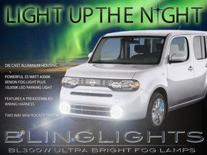 2002-2014 Nissan Cube Xenon Fog Lamps Driving Lights Kit Z11 Z12 2002-2014 Nissan Cube Xenon Fog Lamps Driving Lights Kit Z11 Z12