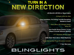 Mitsubishi Lancer LED Side View Mirror Turnsignals Add On Lights Mitsubishi Lancer LED Side View Mirror Turnsignals Add On Lights