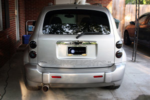 Chevy HHR Tint Smoke Overlays Taillamps Taillights Tail Lamps Lights Tinted Smoked Film Chevrolet Chevy HHR Tint Smoke Overlays Taillamps Taillights Tail Lamps Lights Tinted Smoked Film Chevrolet