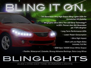 LED DRL Head Light Strips Daytime Running Lamps for Toyota Solara LED DRL Head Light Strips Daytime Running Lamps for Toyota Solara
