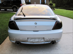 Hyundai Tuscani Tinted Smoked Tail Lamp Lights Overlays Film Protection Hyundai Tuscani Tinted Smoked Tail Lamp Lights Overlays Film Protection