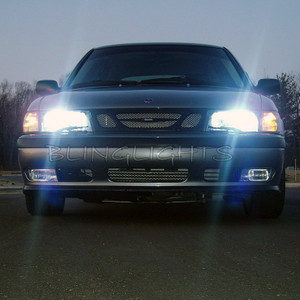 1999 2000 2001 2002 Saab 9-3 Bright White Lights Bulbs for Headlamps Headlights Head Lamps Lights
