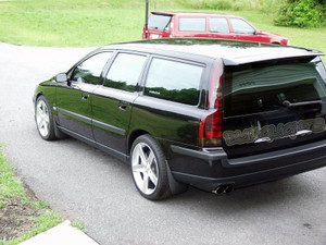 Volvo V70 Murdered Out Taillamp Covers Tinted Taillight Overlays Volvo V70 Murdered Out Taillamp Covers Tinted Taillight Overlays