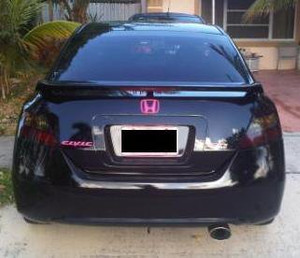 2006 2007 2008 Honda Civic Coupe Tinted Tail Light Covers Lamp Overlays 2006 2007 2008 Honda Civic Coupe Tinted Tail Light Covers Lamp Overlays