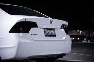 2009 2010 2011 Honda Civic Sedan Smoked Tail Lights Covers Lamps Overlays 2009 2010 2011 Honda Civic Sedan Smoked Tail Lights Covers Lamps Overlays