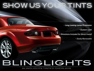 Mazda Miata MX-5 Tinted Taillight Film Overlay Covers ( All Years ) Mazda Miata MX-5 Tinted Taillight Film Overlay Covers ( All Years )
