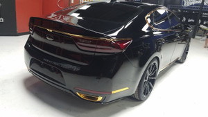 Kia Cadenza Tinted Tail Lights Overlays Smoked Lamps Protection Cover Film Kia Cadenza Tinted Tail Lights Overlays Smoked Lamps Protection Cover Film