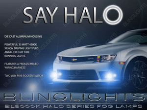 2014 2015 2016 Chevy Camaro SS Z/28 Halo Fog Lamp Driving Light Kit Angel Eyes Chevrolet 2014 2015 2016 Chevy Camaro SS Z/28 Halo Fog Lamp Driving Light Kit Angel Eyes Chevrolet