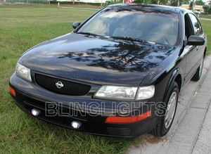 1995-1999 Nissan Maxima Bumper Grille Fog Lamp Light Kit xenon drivinglights 1995-1999 Nissan Maxima Bumper Grille Fog Lamp Light Kit xenon drivinglights