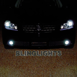 Infiniti M35h M Hybrid LED DRL Light Strips for Headlamps Headlights Day Time Running Lamps Lights