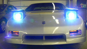 H4 9003 HB2 Hi Low Deep Blue 10000K 55W Xenon HID Kit H4 9003 HB2 Hi Low Deep Blue 10000K 55W Xenon HID Kit
