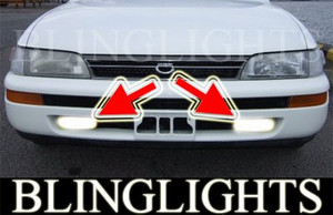 1992 1993 1994 1995 1996 1997 Toyota Corolla se ltd Xenon Fog Lamps Driving Lights Foglamp Foglight 1992 1993 1994 1995 1996 1997 Toyota Corolla se ltd Xenon Fog Lamps Driving Lights Foglamp Foglight