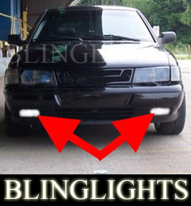 1994-1998 SAAB 900 TALLADEGA FOG LIGHTS driving lamps 1995 1996 1997 1994-1998 SAAB 900 TALLADEGA FOG LIGHTS driving lamps 1995 1996 1997
