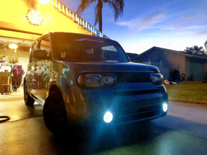 2002-2014 Nissan Cube Angel Eye Halo Fog Light Driving Lamp Kit z11 z12 2002-2014 Nissan Cube Angel Eye Halo Fog Light Driving Lamp Kit z11 z12