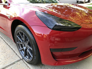Tinted Head Light Film Lens Overlays Lamp Covers for Tesla Model 3 & Y Tinted Head Light Film Lens Overlays Lamp Covers for Tesla Model 3 & Y
