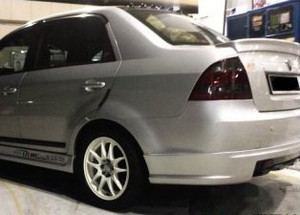 Proton Saga Tinted Smoke Taillamp Taillight Overlay Kit Film Protection Proton Saga Tinted Smoke Taillamp Taillight Overlay Kit Film Protection