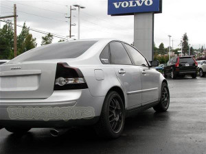 Volvo S40 Tinted Smoked Taillamps Taillights Overlays Film Protection Volvo S40 Tinted Smoked Taillamps Taillights Overlays Film Protection