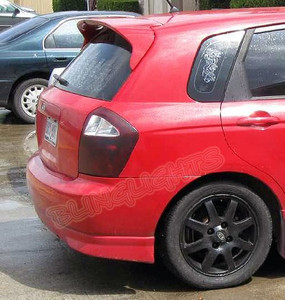 Kia Spectra5 Tinted Smoked Tail Lamp Light Overlay Film Protection Kia Spectra5 Tinted Smoked Tail Lamp Light Overlay Film Protection