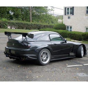 Honda S2000 Tinted Smoked Tail Light Lamp Overlays Film Protection Honda S2000 Tinted Smoked Tail Light Lamp Overlays Film Protection