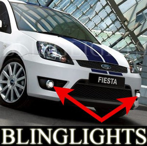 2002 2003 2004 2005 2005 2007 2008 Ford Fiesta ST XR4 LED Fog Lamps Driving Lights Foglamps Kit
