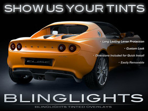 Lotus Exige Smoke Tint Tail Light Lamp Film Overlay Kit Taillamps Taillights Protection Lotus Exige Smoke Tint Tail Light Lamp Film Overlay Kit Taillamps Taillights Protection