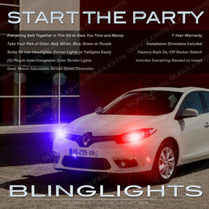 Renault Fluence Xenon Head Lamp Strobe Light Kit multi-color Renault Fluence Xenon Head Lamp Strobe Light Kit multi-color