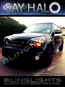 2012 2013 Kia Soul Halo Angel Eye Fog Lamps Lights Kit 2012 2013 Kia Soul Halo Angel Eye Fog Lamps Lights Kit