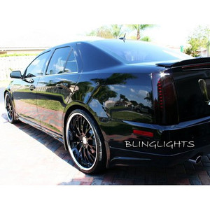 Cadillac STS Tinted Smoked Protection Overlays Film for Taillamps Taillights Tail Lamps Lights Cadillac STS Tinted Smoked Protection Overlays Film for Taillamps Taillights Tail Lamps Lights