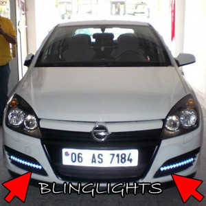 Opel Astra LED DRL Day Time Running Light Strips Kit Lamps Opel Astra LED DRL Day Time Running Light Strips Kit Lamps