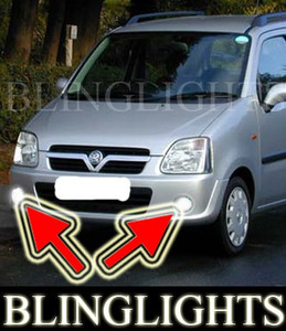 Opel Vauxhall Agila A Xenon Fog Lamps Driving Light Kit foglamps foglights drivinglights Opel Vauxhall Agila A Xenon Fog Lamps Driving Light Kit foglamps foglights drivinglights