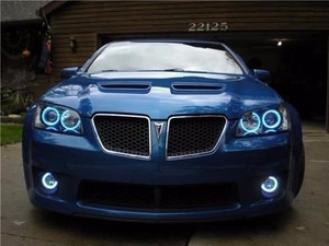 2008 2009 Pontiac G8 White Halo Fog Lamps Driving Lights Kit 2008 2009 Pontiac G8 White Halo Fog Lamps Driving Lights Kit