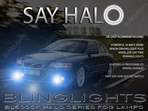 Blue Halo Fog Lamps Lights for 2003-2009 Volvo S60R S60 R Blue Halo Fog Lamps Lights for 2003-2009 Volvo S60R S60 R