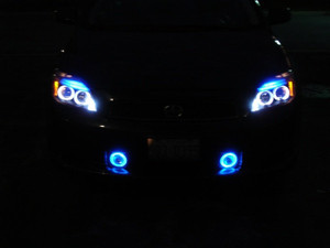 White Angel Eye Halo Fog Lights Grill Lamps for 2005-2010 Scion tC White Angel Eye Halo Fog Lights Grill Lamps for 2005-2010 Scion tC