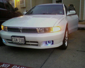 1999-2003 Mitsubishi Galant Angel Eye Fog Lamps Driving Lights 1999-2003 Mitsubishi Galant Angel Eye Fog Lamps Driving Lights
