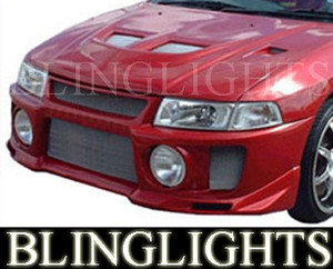 Fog Lamps Lights for 1997-2002 Mitsubishi Mirage Silk Evo V Body Kit Fog Lamps Lights for 1997-2002 Mitsubishi Mirage Silk Evo V Body Kit