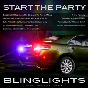 Toyota Camry Xenon Head Lamps Tail Lights Strobe Kit White Blue Red Purple Violet Toyota Camry Xenon Head Lamps Tail Lights Strobe Kit White Blue Red Purple Violet