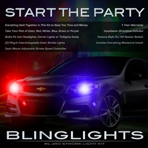 Holden Caprice Strobes Head Lamps Police Lights Kit Holden Caprice Strobes Head Lamps Police Lights Kit